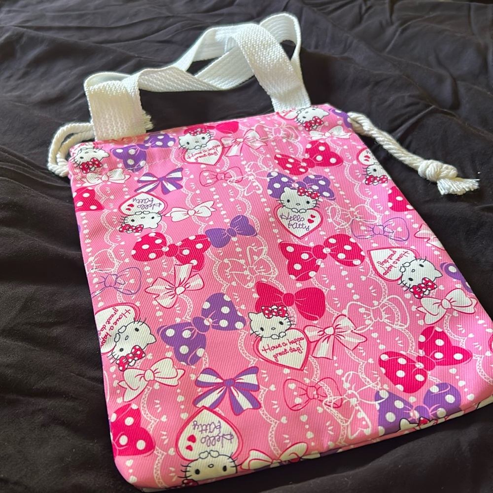 NEW Hello Kitty Drawstring Tote